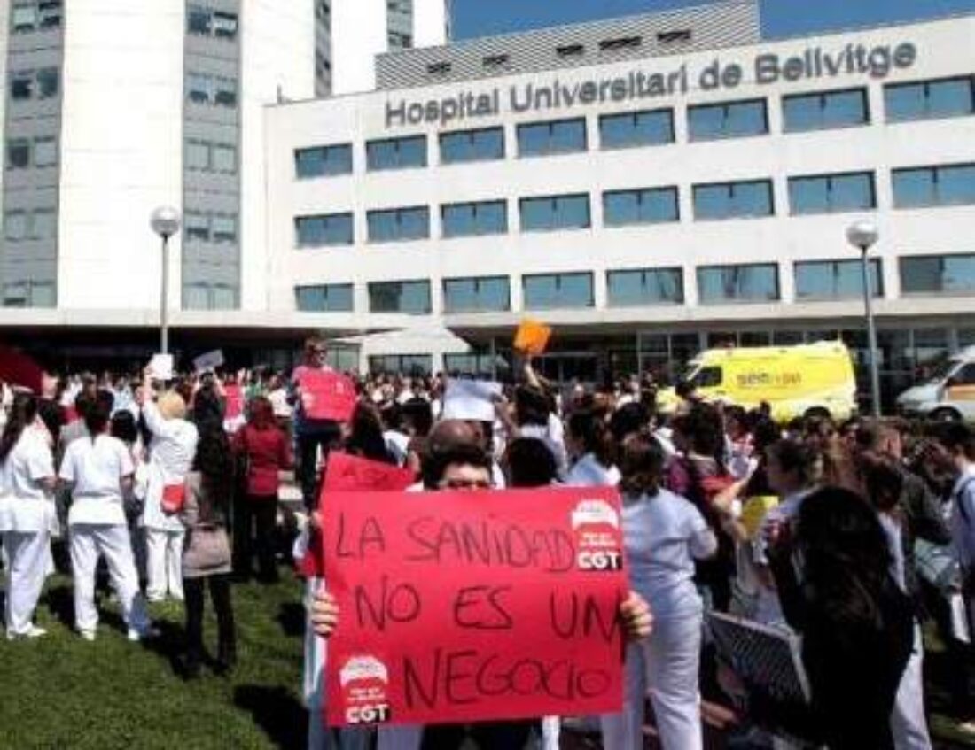 Hospital de Bellvitge, líder en contratos basura y precariedad laboral.