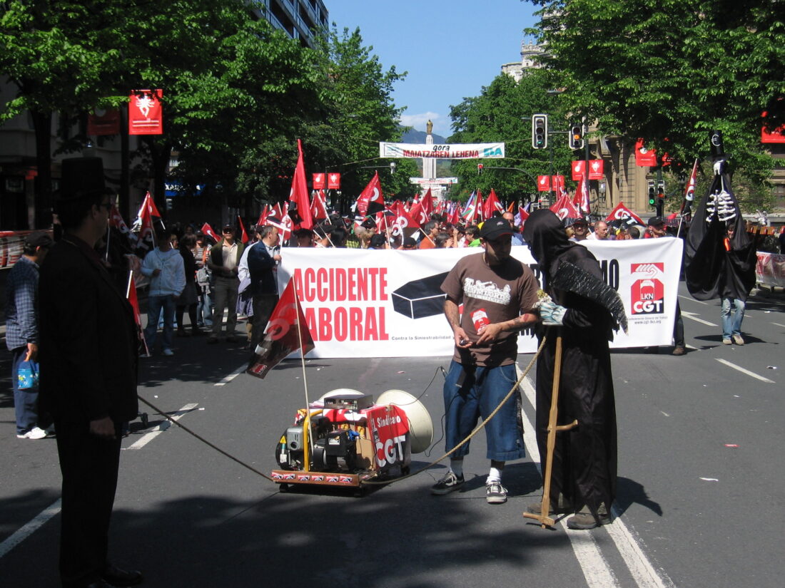 Bilbao : crónica y fotos de la manifestación de CGT-LKN