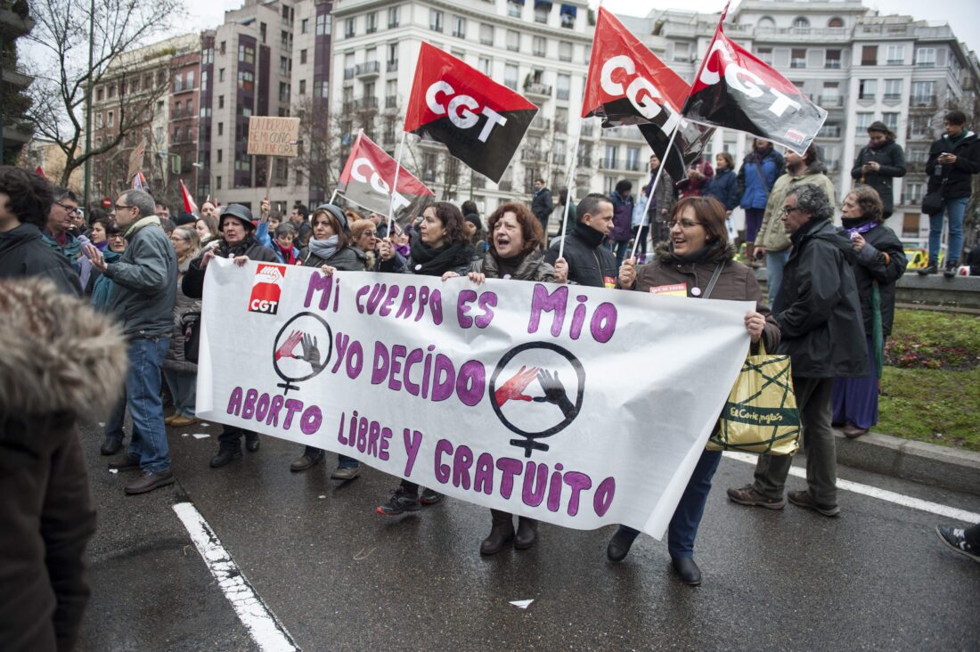 Fotos: Manifgestación 8F contra la Ley del aborto