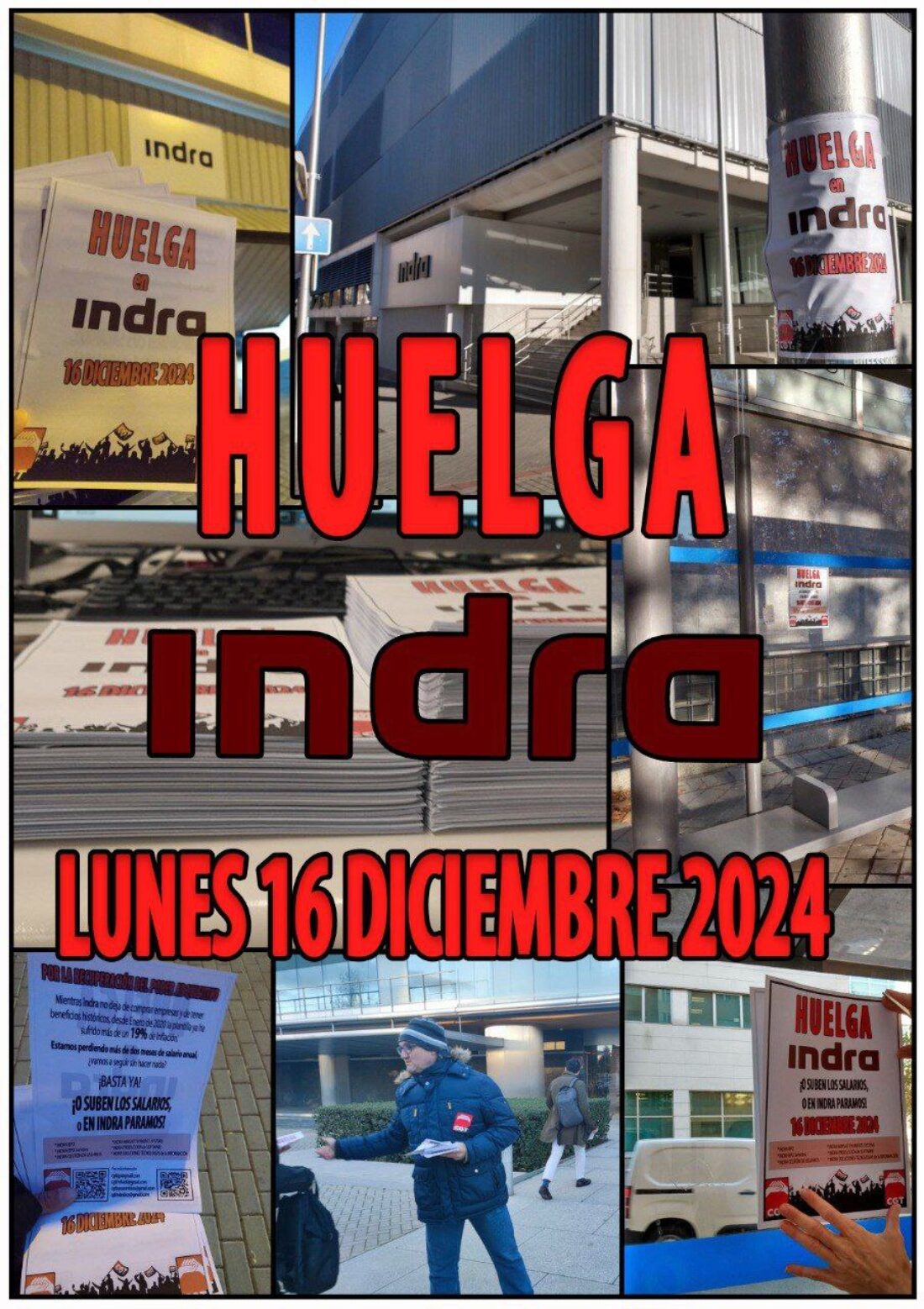 16D: Huelga en Indra por la subida salarial