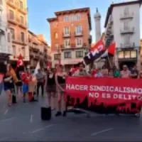 “Somos más de seis”: CGT muestra su solidaridad con las compañeras encausadas de ‘La Suiza’.