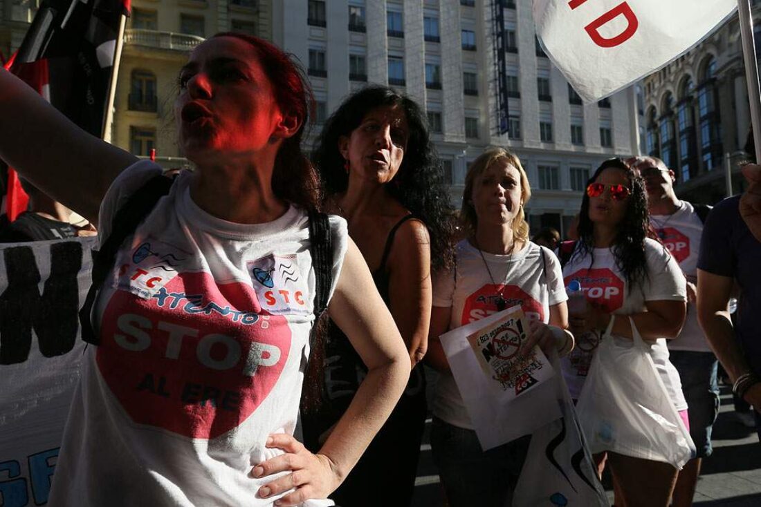 CCOO y UGT despidierón a 672  CGT negocia y lucha por la readmisión