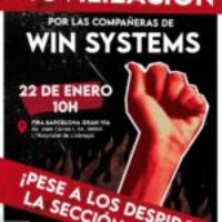 Win Systems despide a 6 trabajadores días después de la constitución de SEGAP CGT