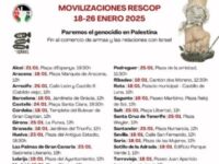 18-26E por Palestina: Convocatorias descentralizadas por todo el territorio estatal