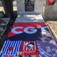 Acto de dignificación de la tumba de Joan García Oliver en Guadalajara (México)